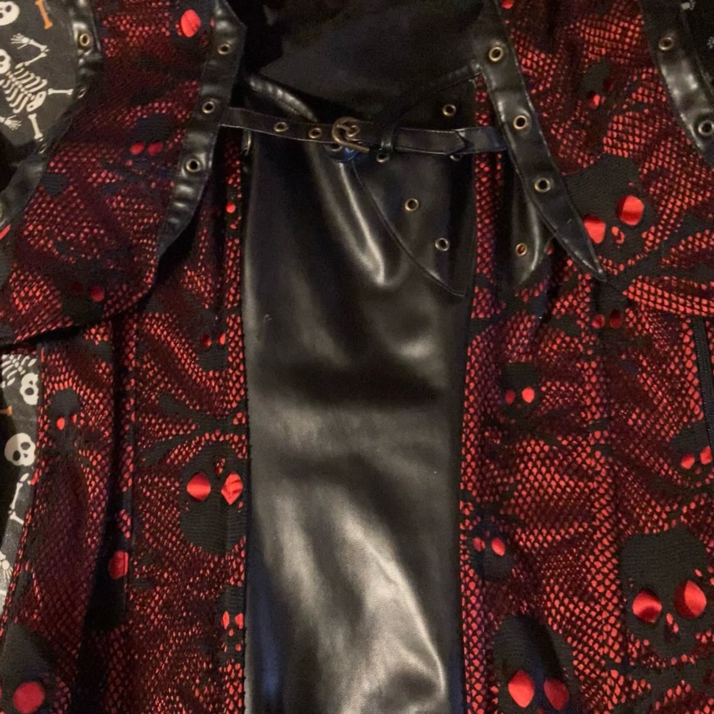 Fashion Corset, black and red size XL